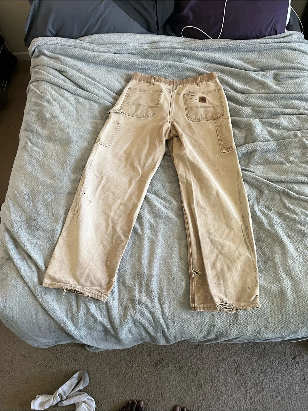 Thrashed Carhartt Work Pants